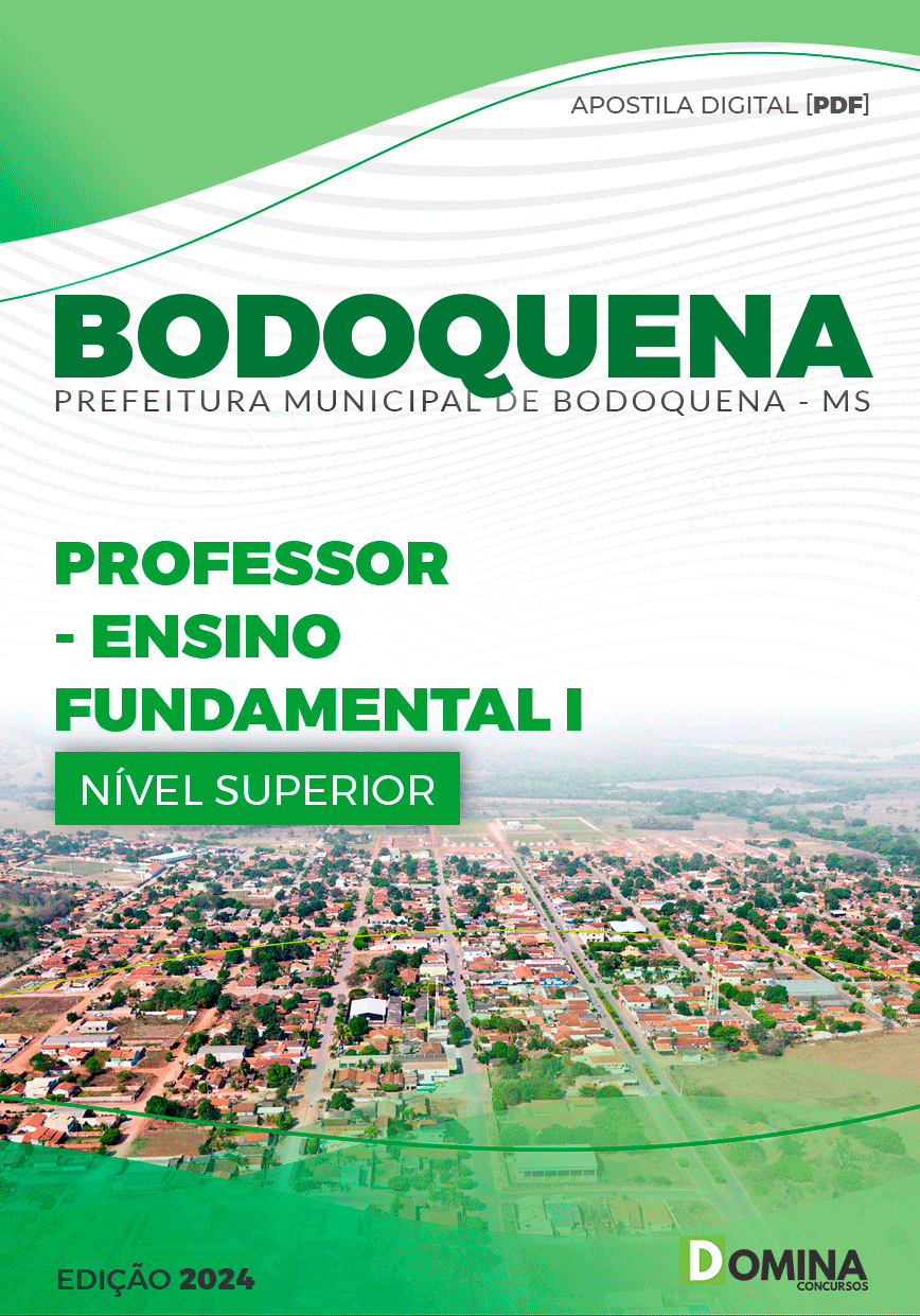 Apostila Pref Bodoquena MS 2024 Professor Ensino Fundamental I