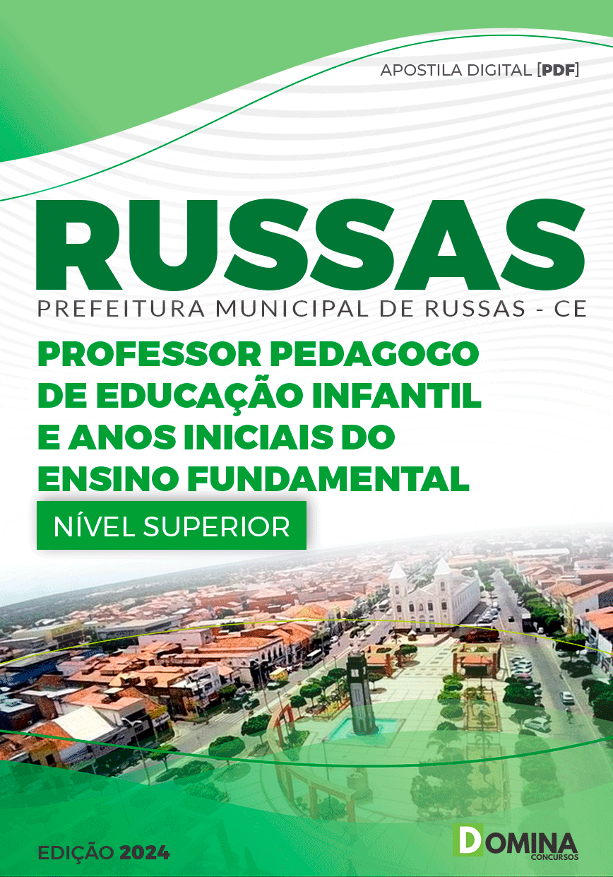 Concurso Pref Russas CE 2024 Professor Educação Infantil