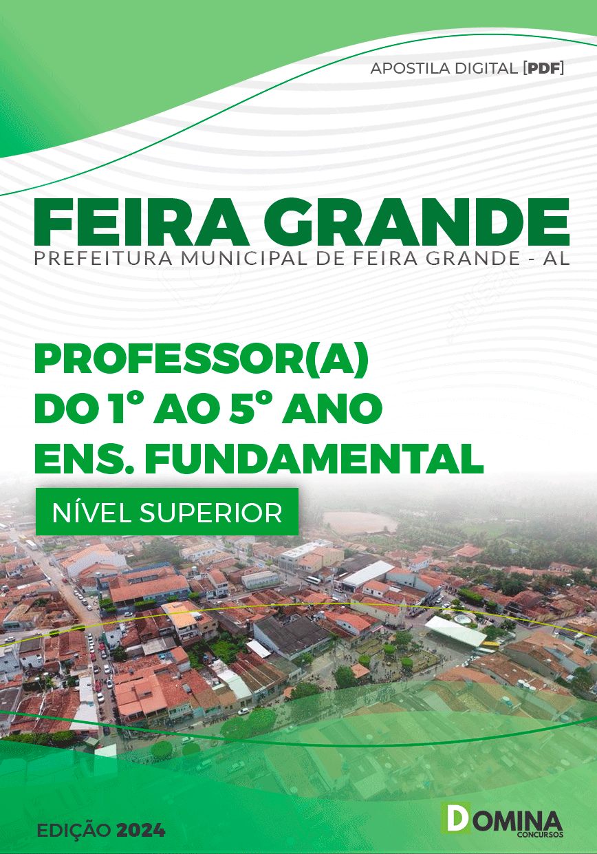 Apostila Pref Feira Grande AL 2024 Professor Ensino Fundamental