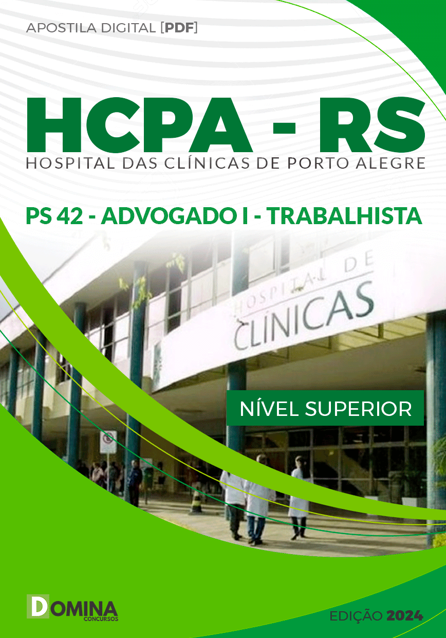 Apostila HCPA RS 2024 Advogado Trabalhista