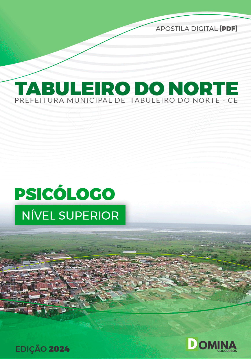 Apostila Pref Tabuleiro do Norte CE 2024 Psicólogo