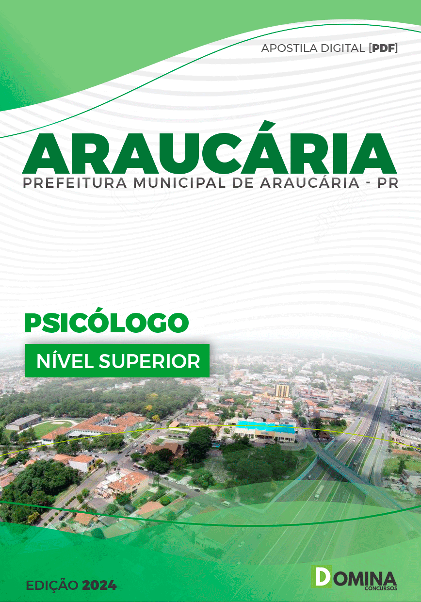 Apostila Pref Araucária PR 2024 Psicólogo