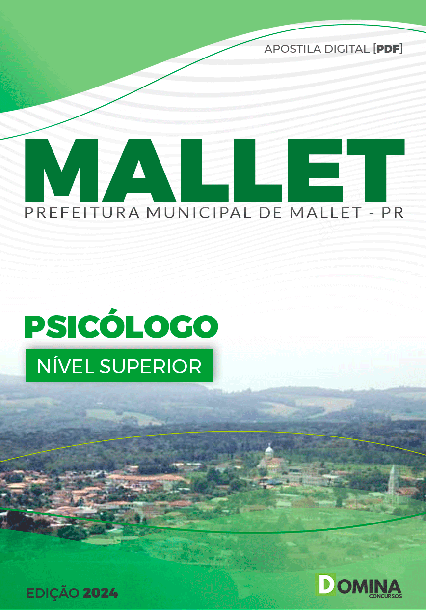 Apostila Pref Mallet PR 2024 Psicólogo