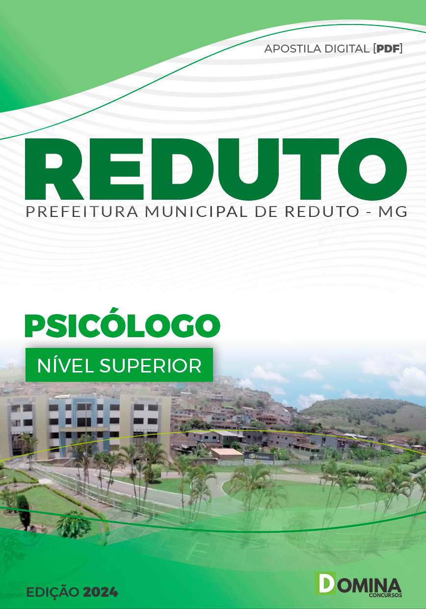 Apostila Pref Reduto MG 2024 Psicólogo