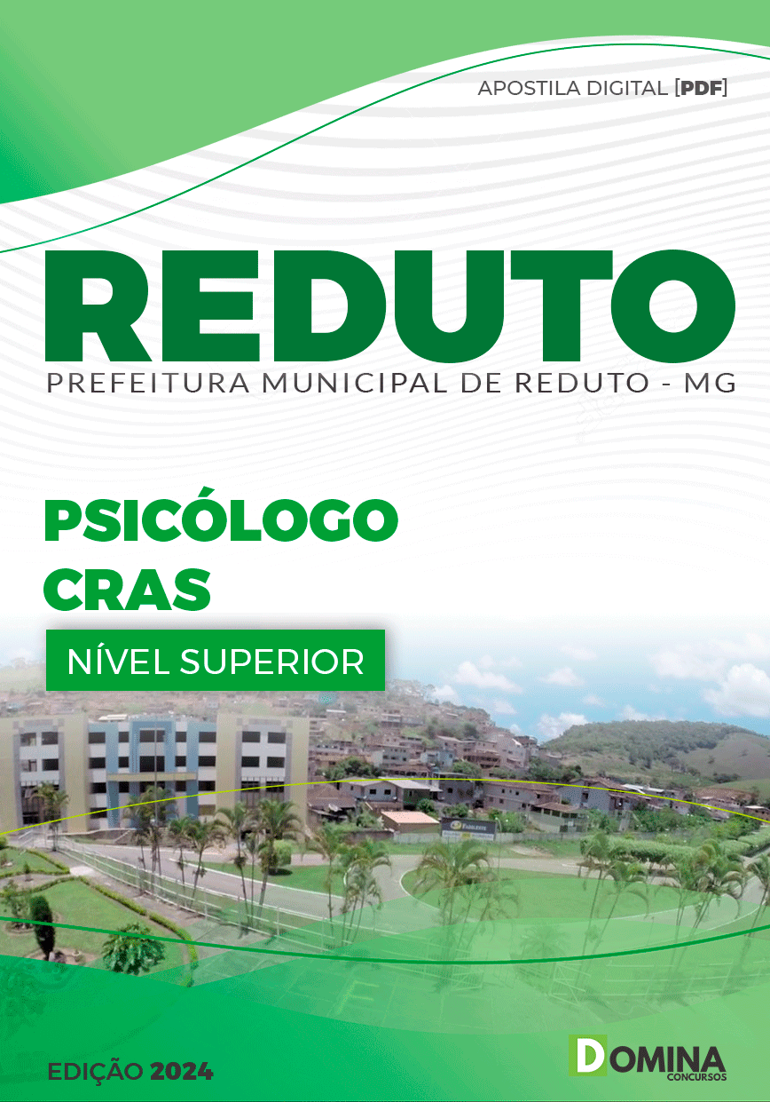 Apostila Pref Reduto MG 2024 Psicólogo CRAS