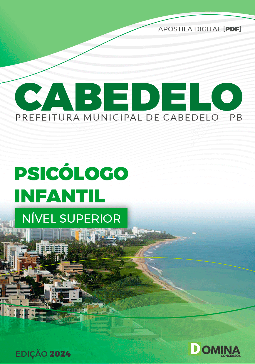 Apostila Pref Cabedelo PB 2024 Psicólogo Infantil