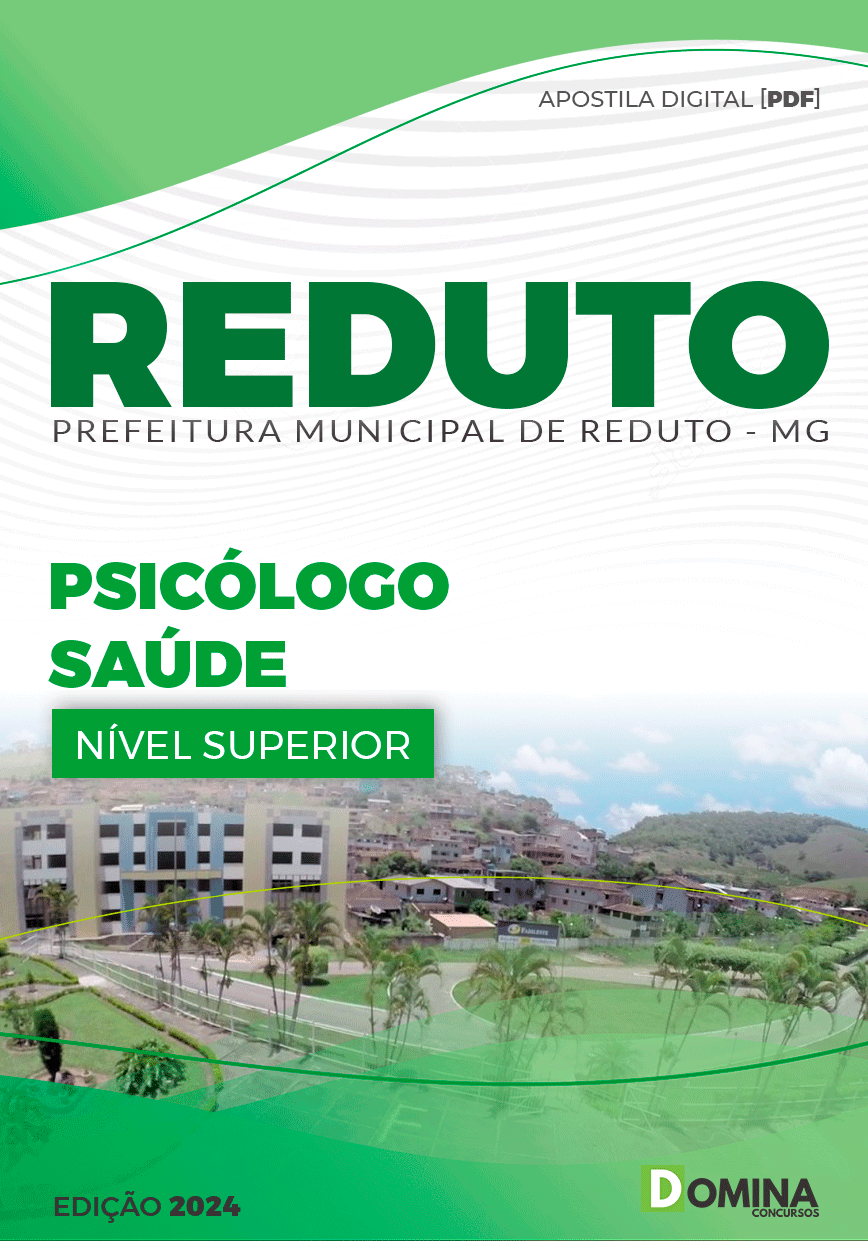 Apostila Pref Reduto MG 2024 Psicólogo Saúde