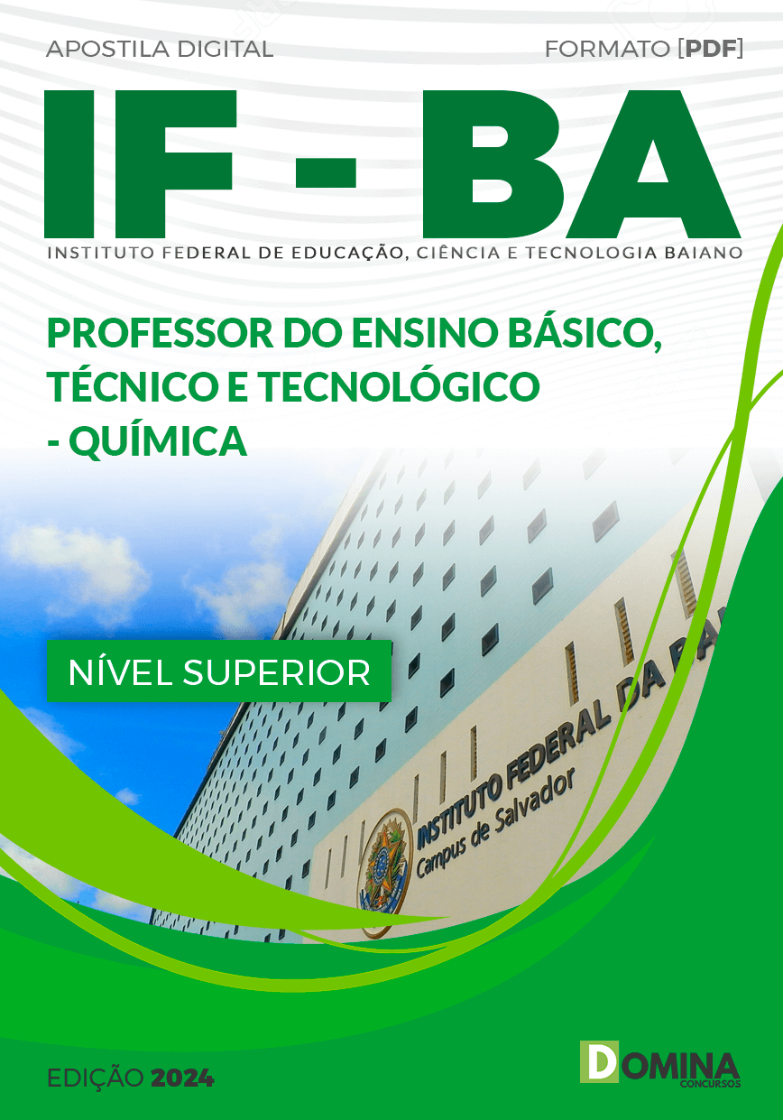 Apostila IF Baiano BA 2024 Professor de Química