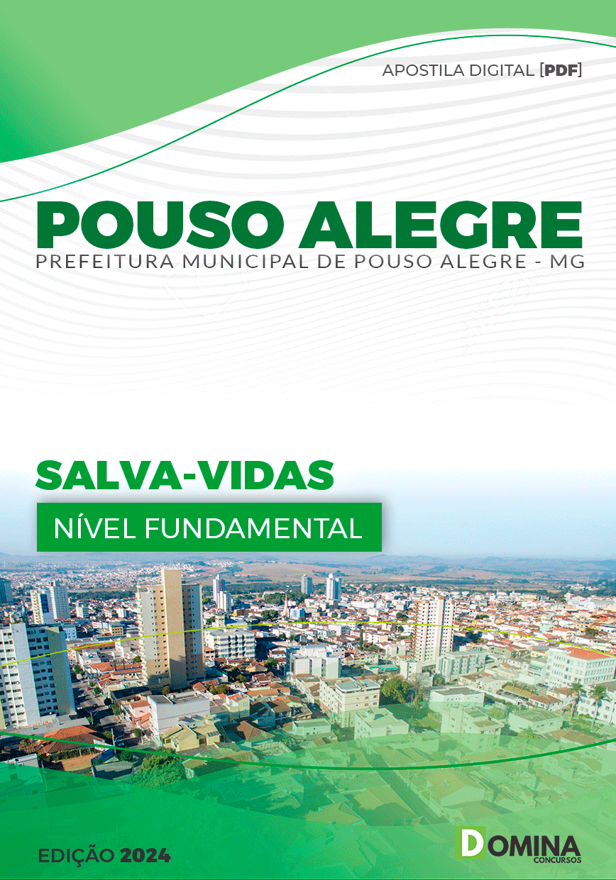 Apostila Pref Pouso Alegre MG 2024 Salva Vidas