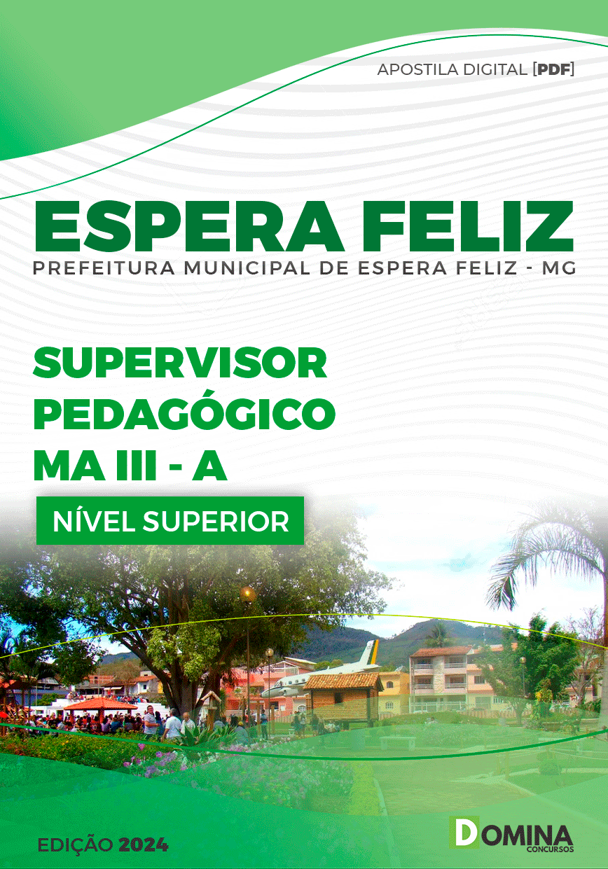 Apostila Pref Espera Feliz MG 2024 Supervisor Pedagógico