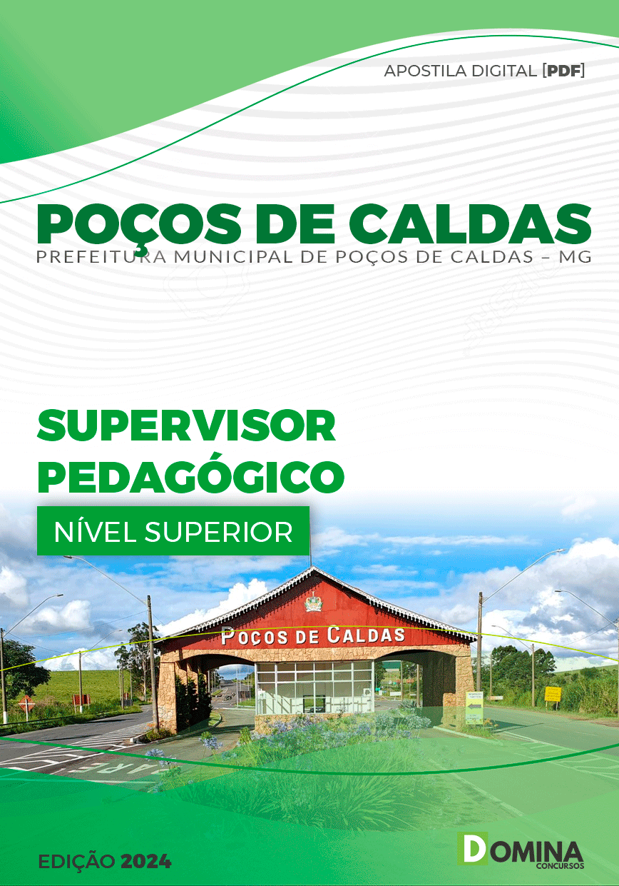 Apostila Pref Poços de Caldas MG 2024 Supervisor Pedagógico