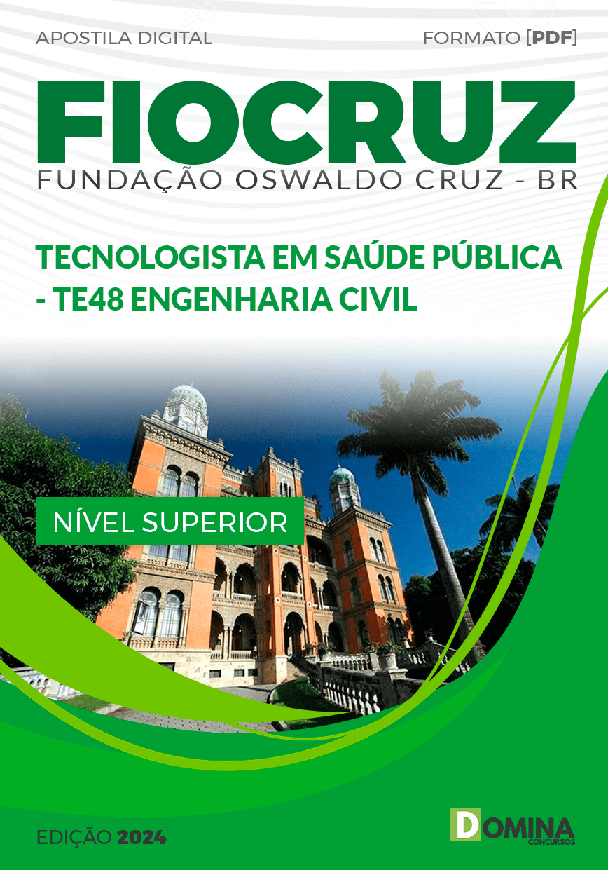 Apostila FIOCRUZ 2024 TE48 Engenharia Civil