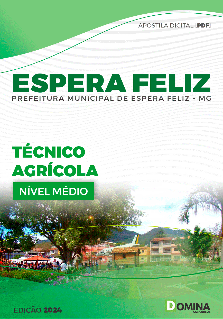 Apostila Pref Espera Feliz MG 2024 Técnico Agrícola