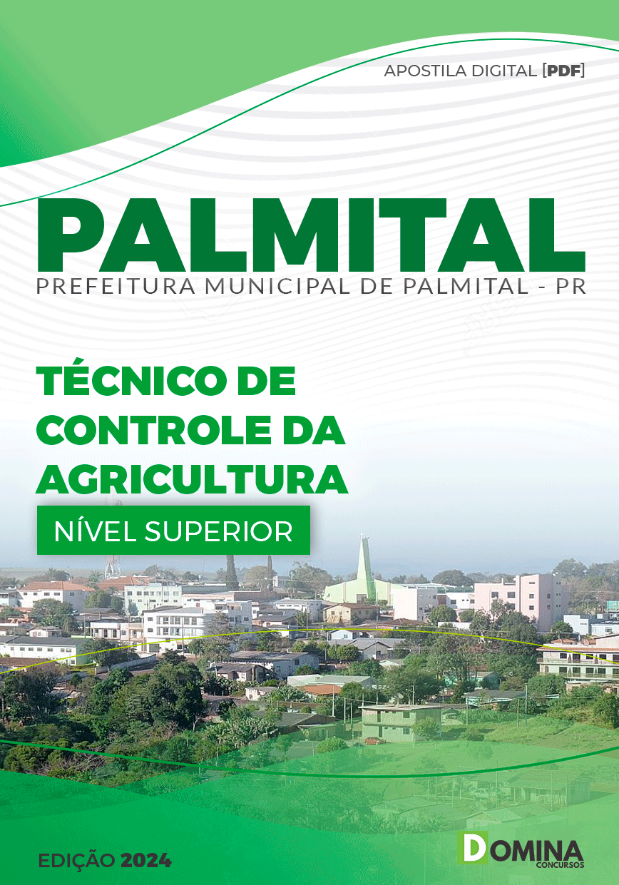 Pref Palmital PR 2024 Técnico de Controle da Agricultura