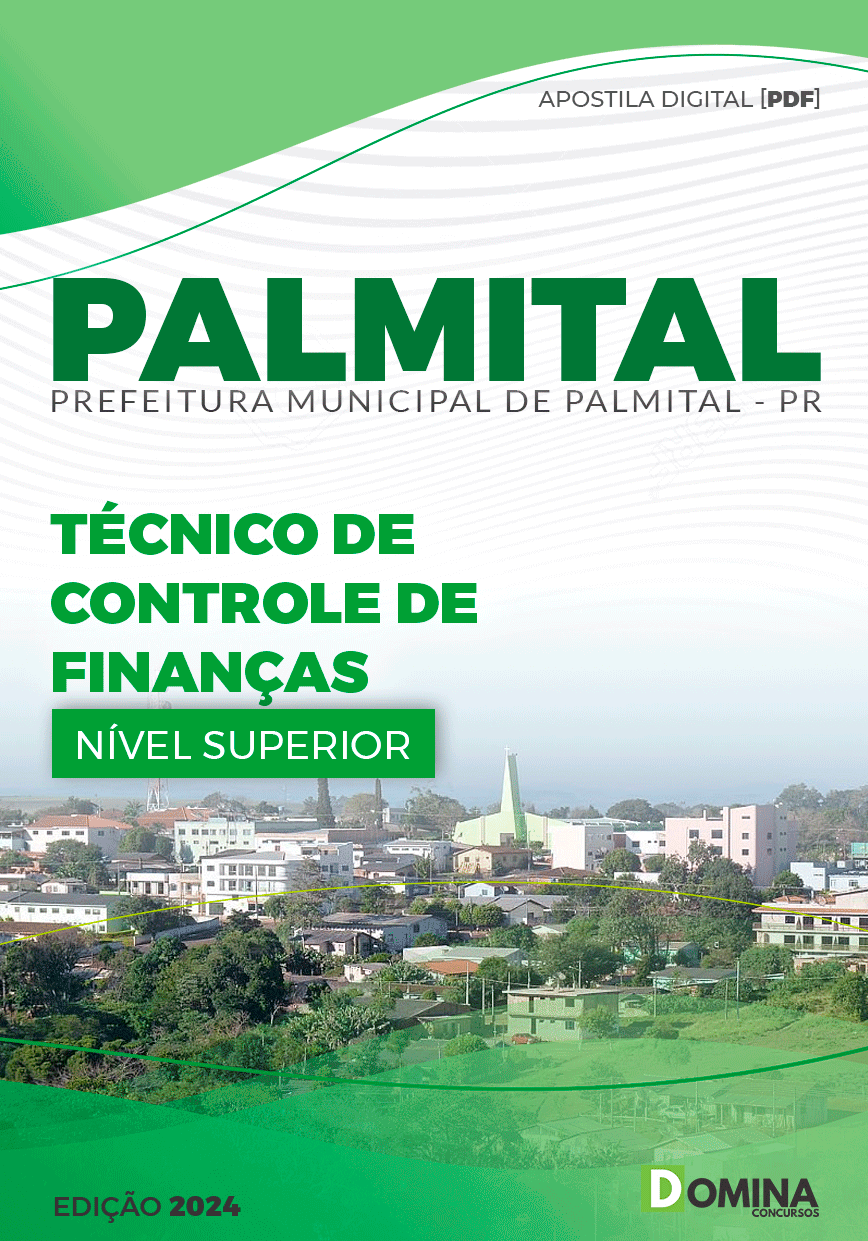 Apostila Pref Palmital PR 2024 Técnico de Controle de Finanças