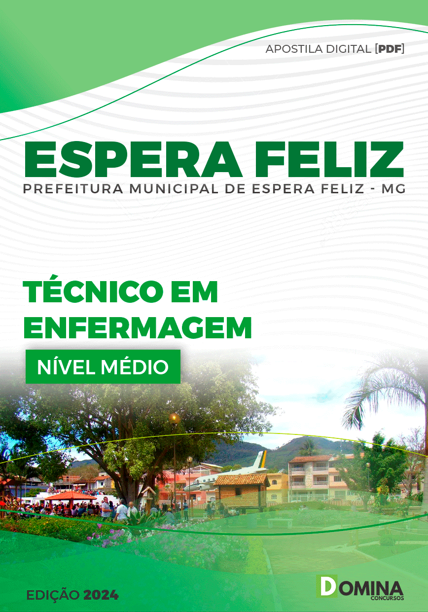 Apostila Pref Espera Feliz MG 2024 Técnico em Enfermagem