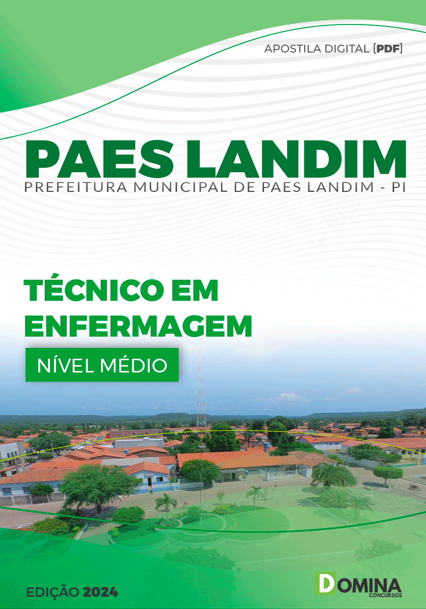 Apostila Pref Paes Landim PI 2024 Técnico Enfermagem
