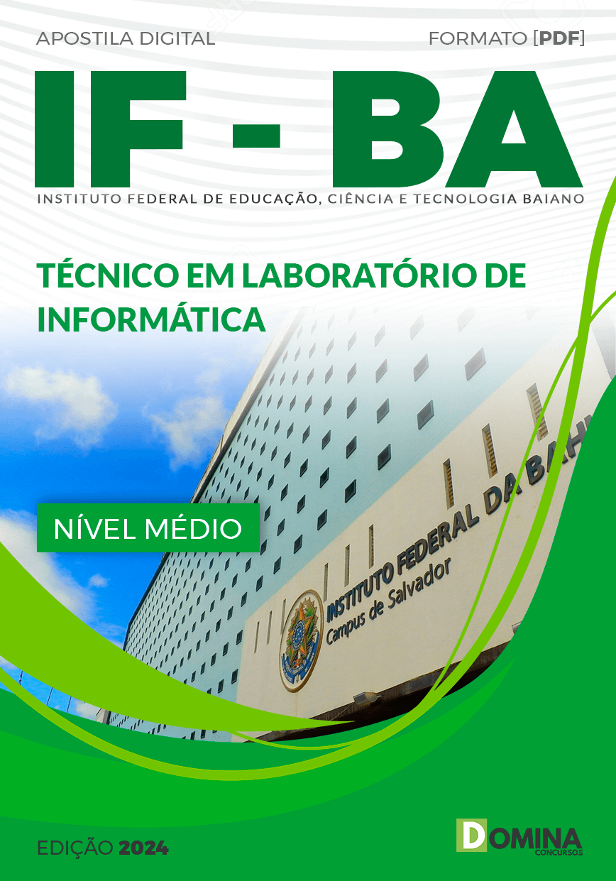 Apostila IF Baiano BA 2024 Técnico em Laboratório de Informática