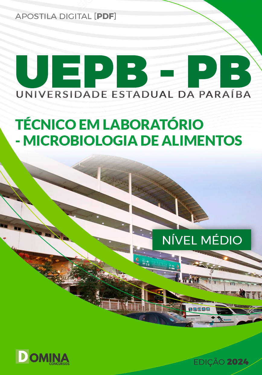 UEPB PB 2024 Técnico em Laboratório Microbiologia de Alimentos