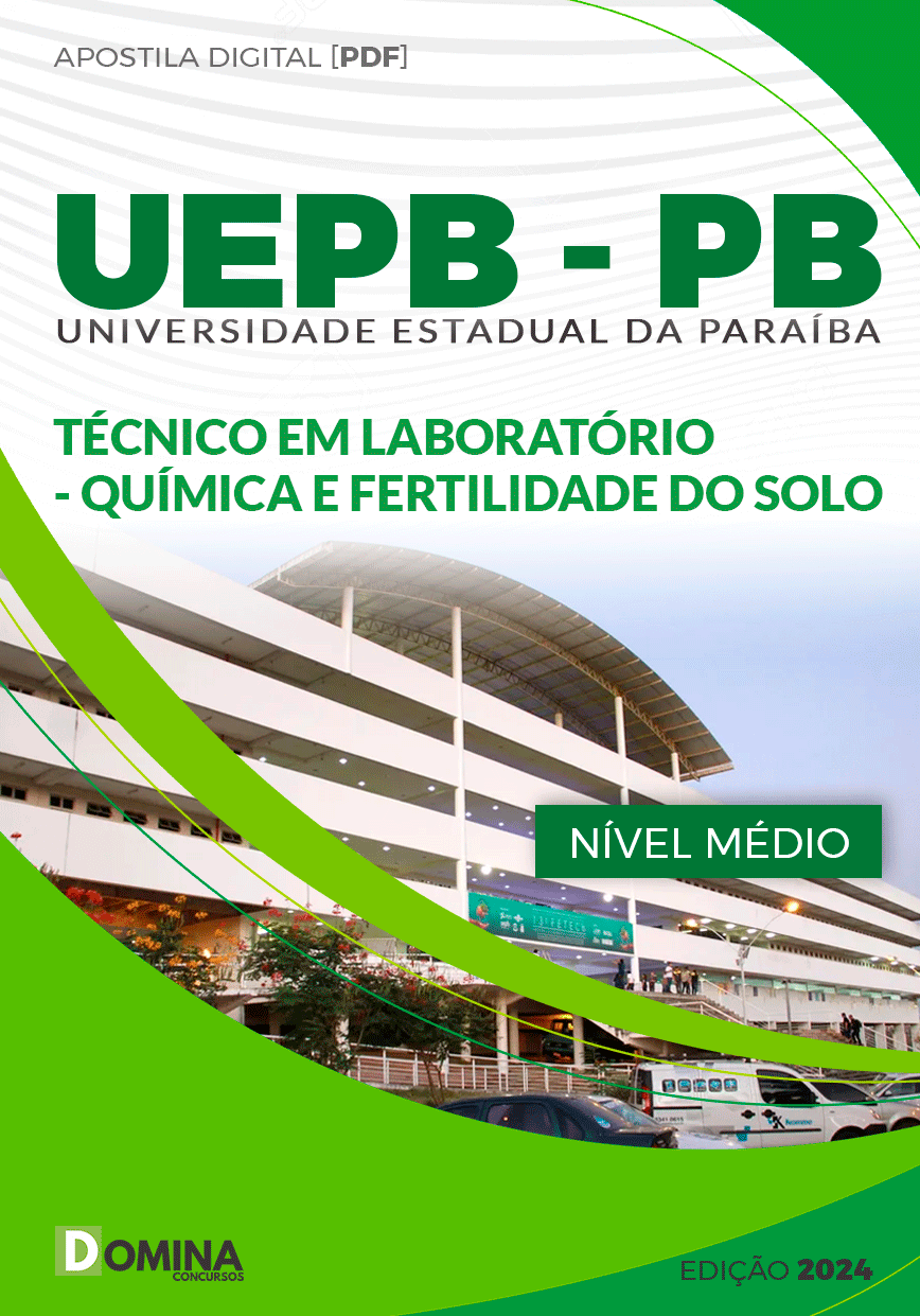 UEPB PB 2024 Técnico Laboratório Química Fertilidade do Solo