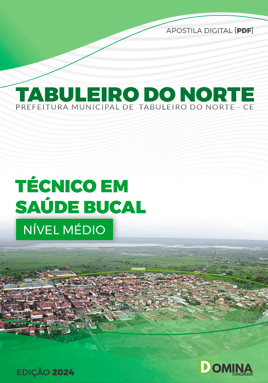 Apostila Pref Tabuleiro do Norte CE 2024 Técnico Saúde Bucal