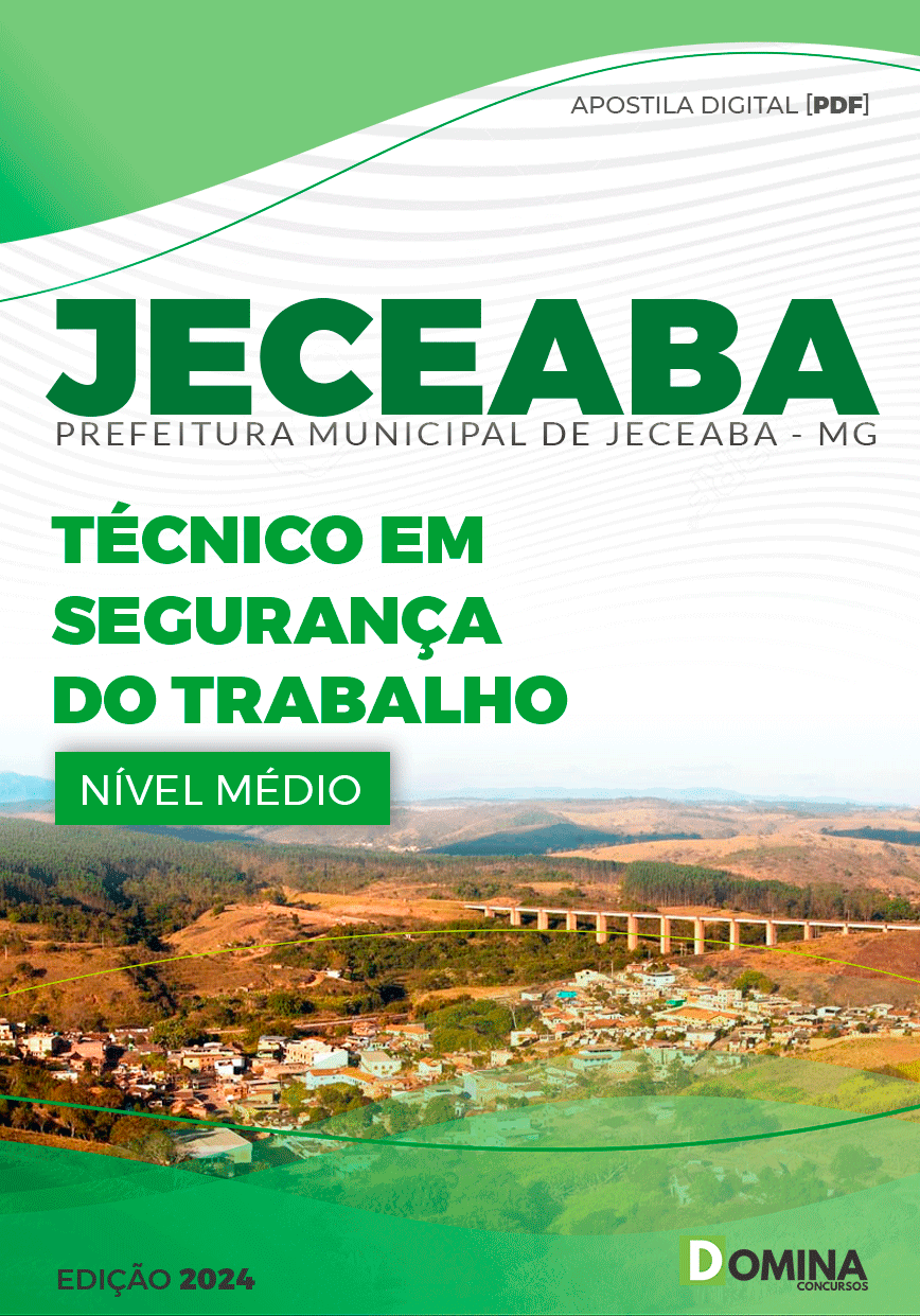 Apostila Pref Jeceaba MG 2024 Técnico Segurança do Trabalho