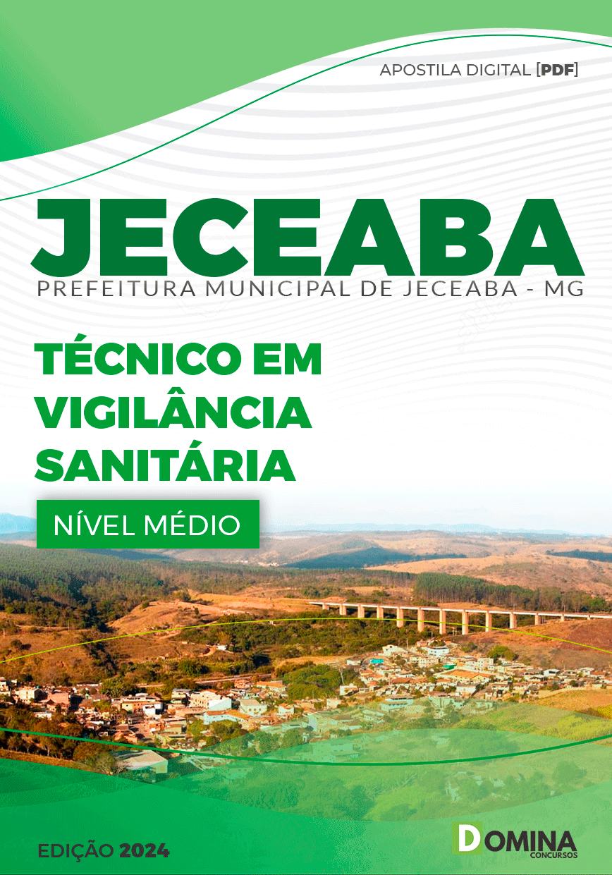 Apostila Pref Jeceaba MG 2024 Técnico em Vigilância Sanitária