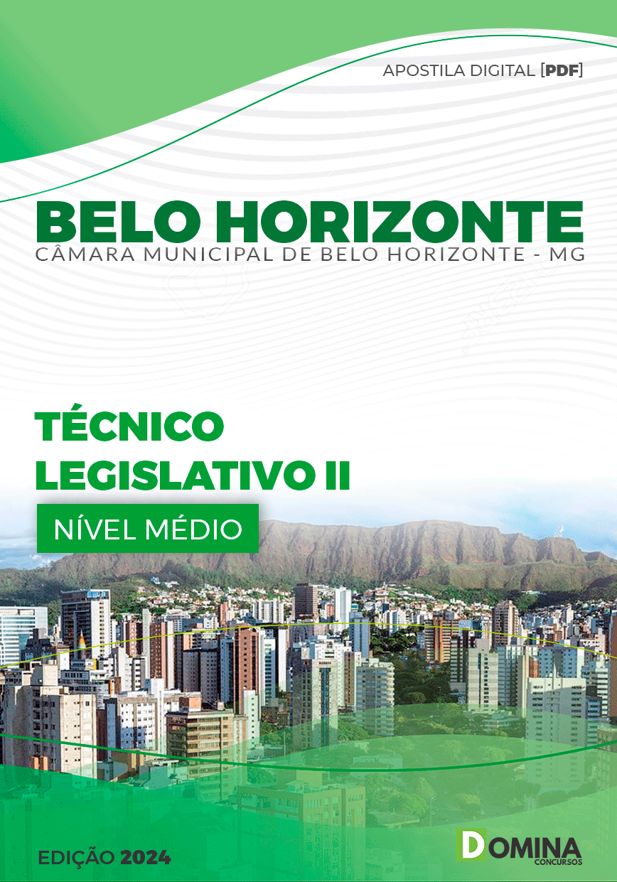 Apostila Pref Belo Horizonte MG 2024 Técnico Legislativo II