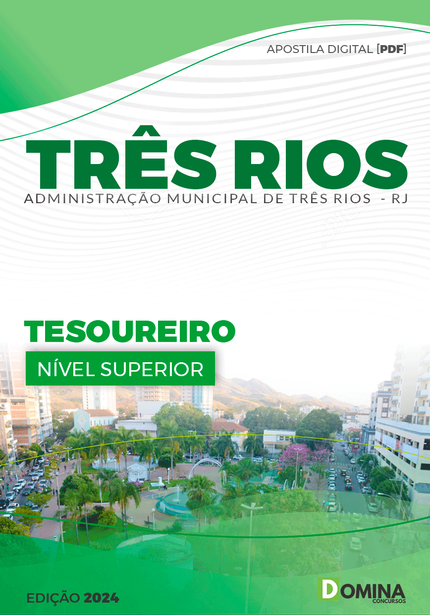 Apostila Pref Três Rios RJ 2024 Tesoureiro