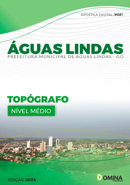 Apostila Pref Águas Lindas GO 2024 Topógrafo