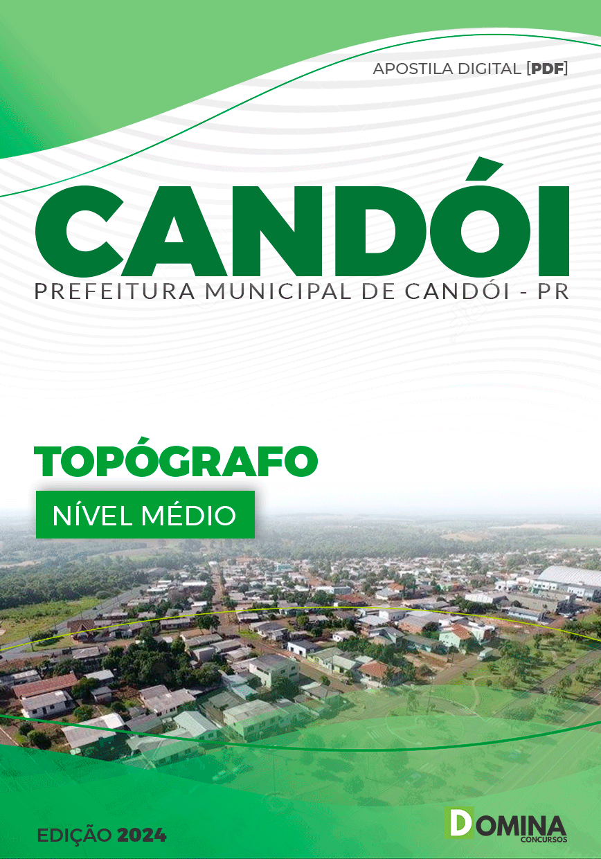 Apostila Concurso Pref Candói PR 2024 Topógrafo