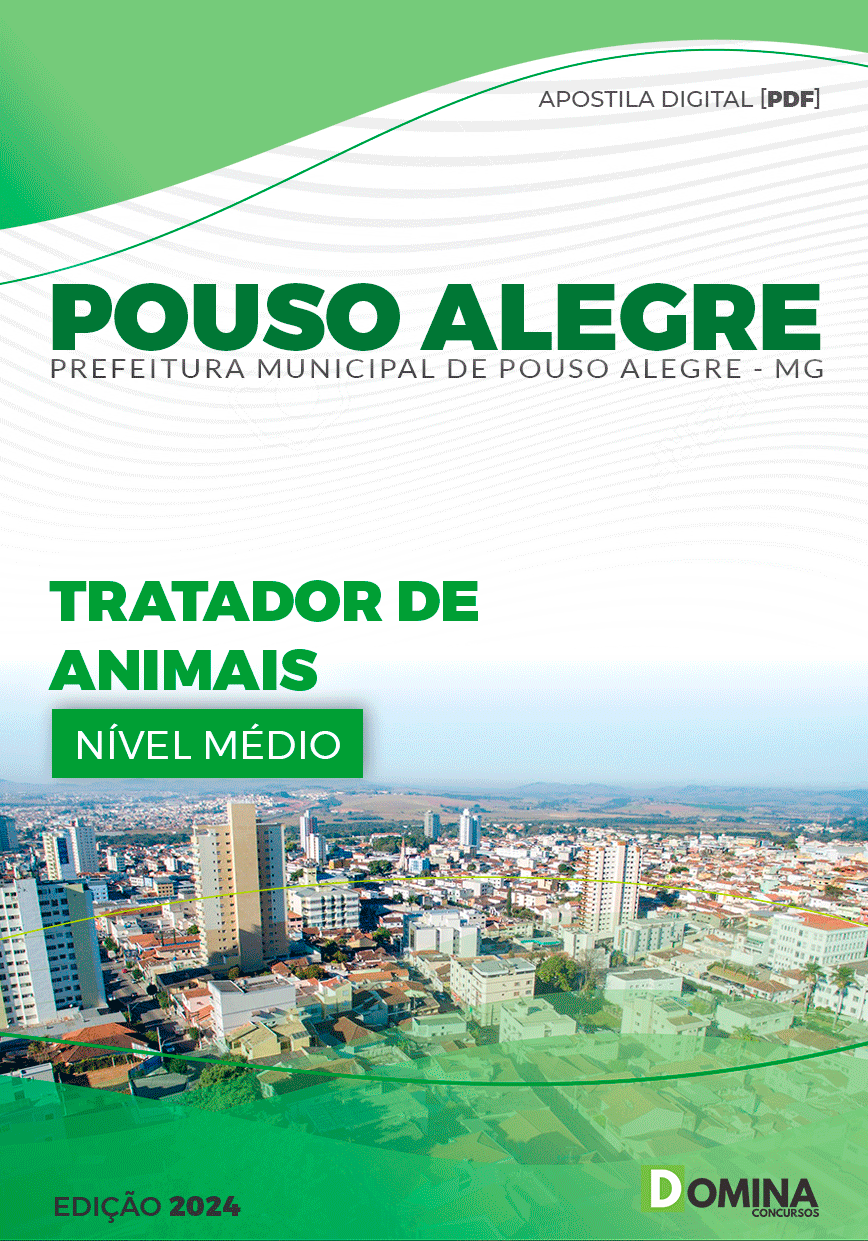 Apostila Pref Pouso Alegre MG 2024 Tratador de Animais
