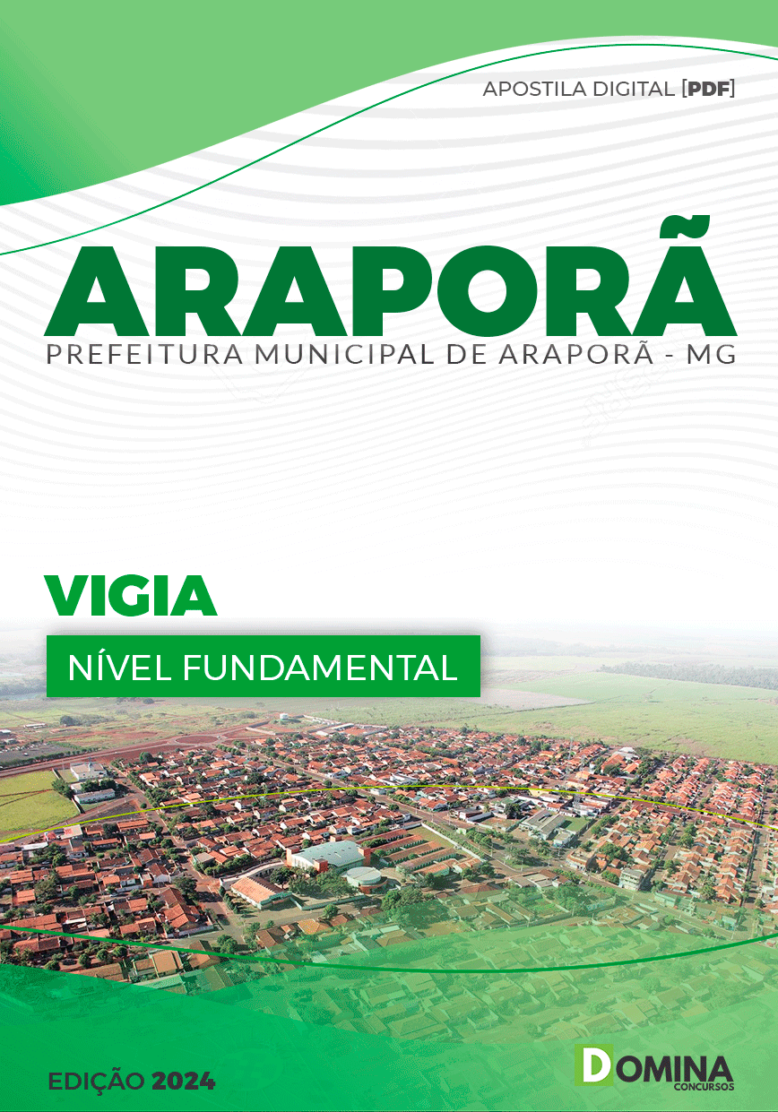 Apostila Pref Araporã MG 2024 Vigia