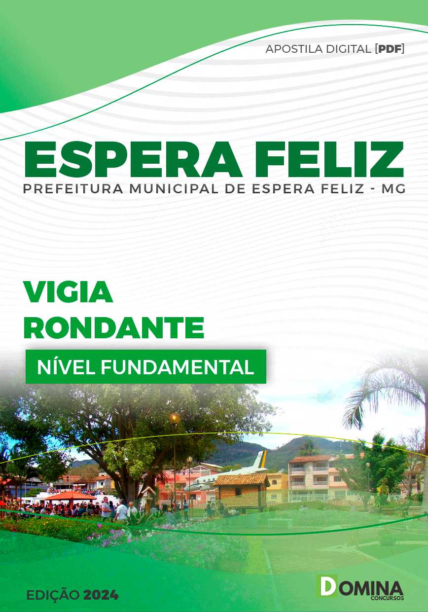 Apostila Pref Espera Feliz MG 2024 Vigia Rondante