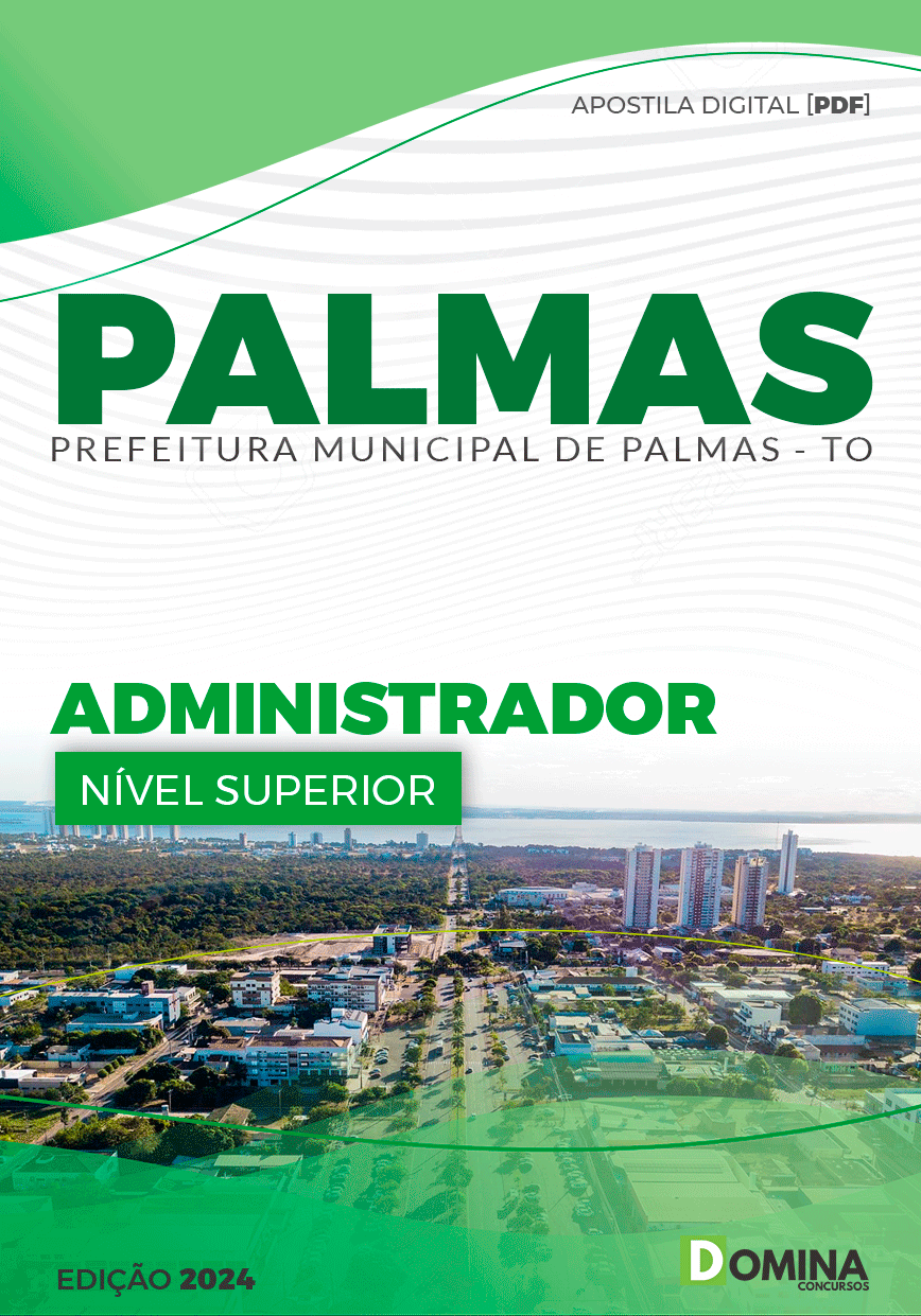 Apostila Pref Palmas TO 2024 Administrador