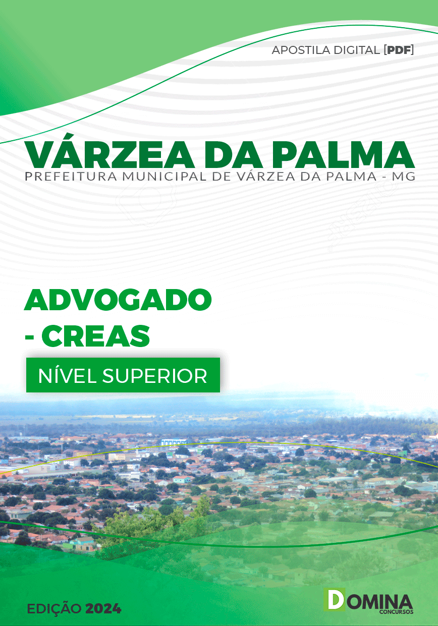 Apostila Pref Várzea da Palma MG 2024 Advogado do CREAS