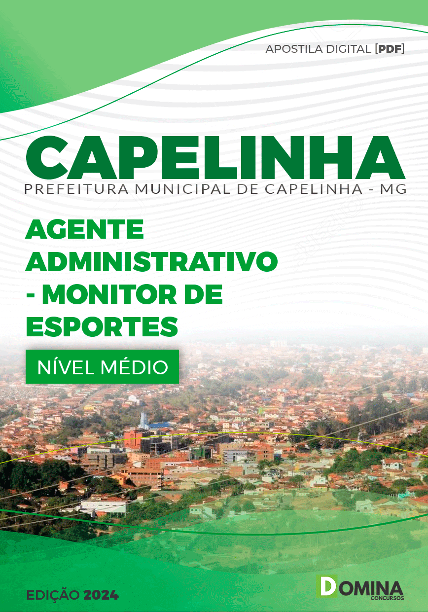 Apostila Pref Capelinha MG 2024 Monitor Esportes