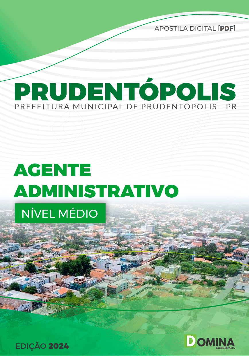 Apostila Pref Prudentópolis PR 2024 Agente Administrativo