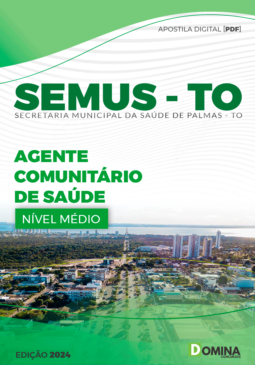 Apostila SEMUS TO 2024 Agente Comunitário Saúde