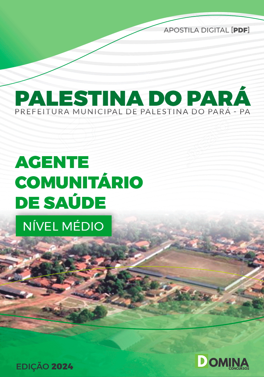 Apostila Pref Palestina PA 224 Agente Comunitário Saúde