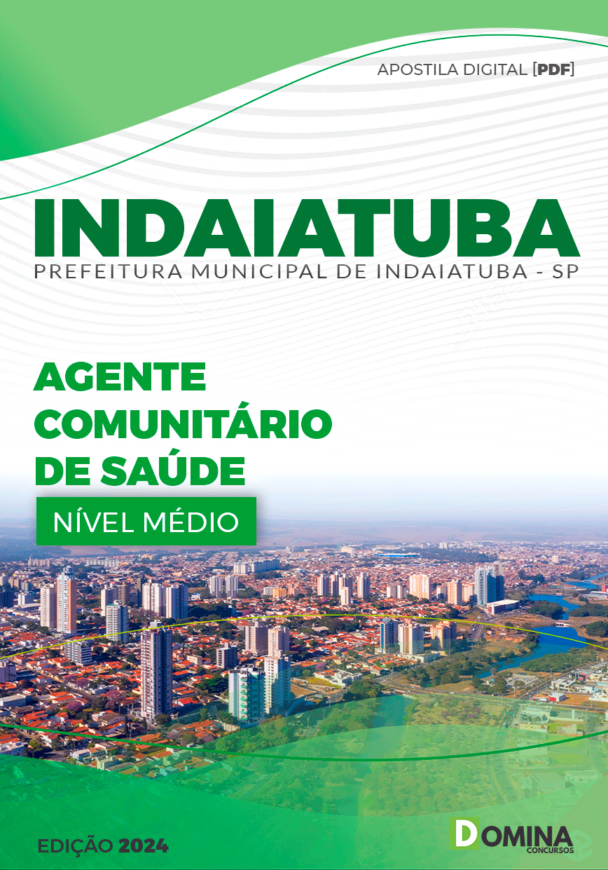 Apostila Pref Indaiatuba SP 2024 Agente Comunitário Saúde
