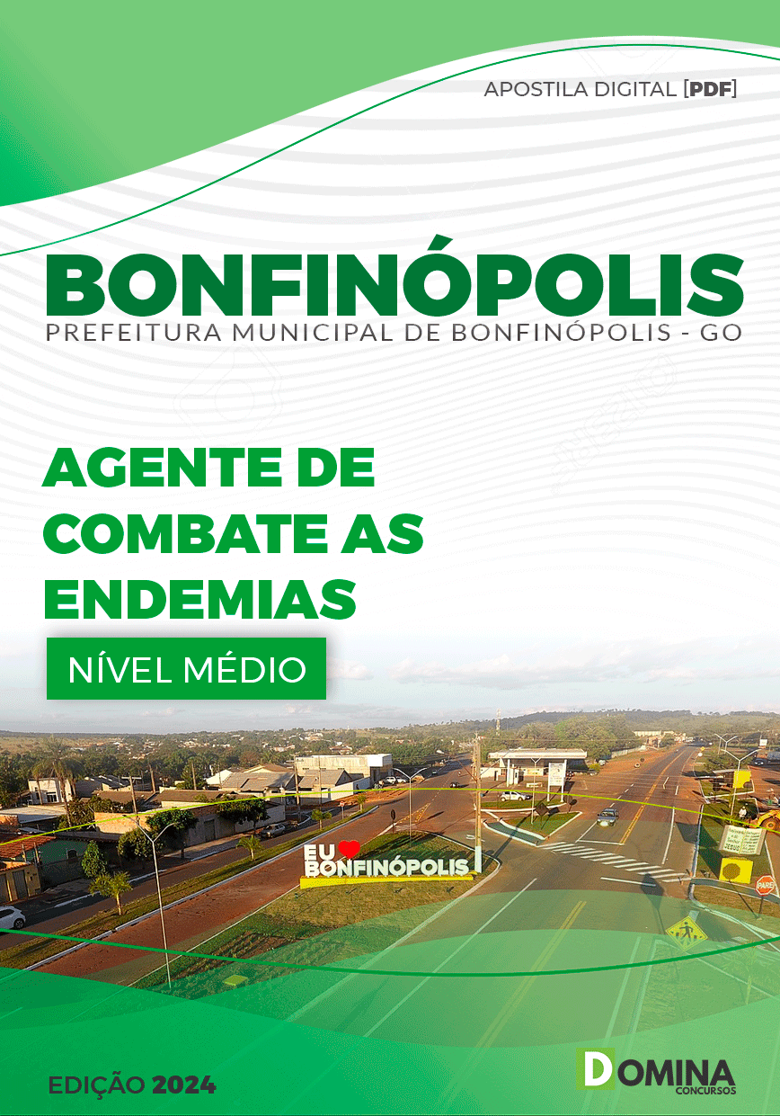 Apostila Pref Bonfinópolis GO 2024 Agente Combate Endemias