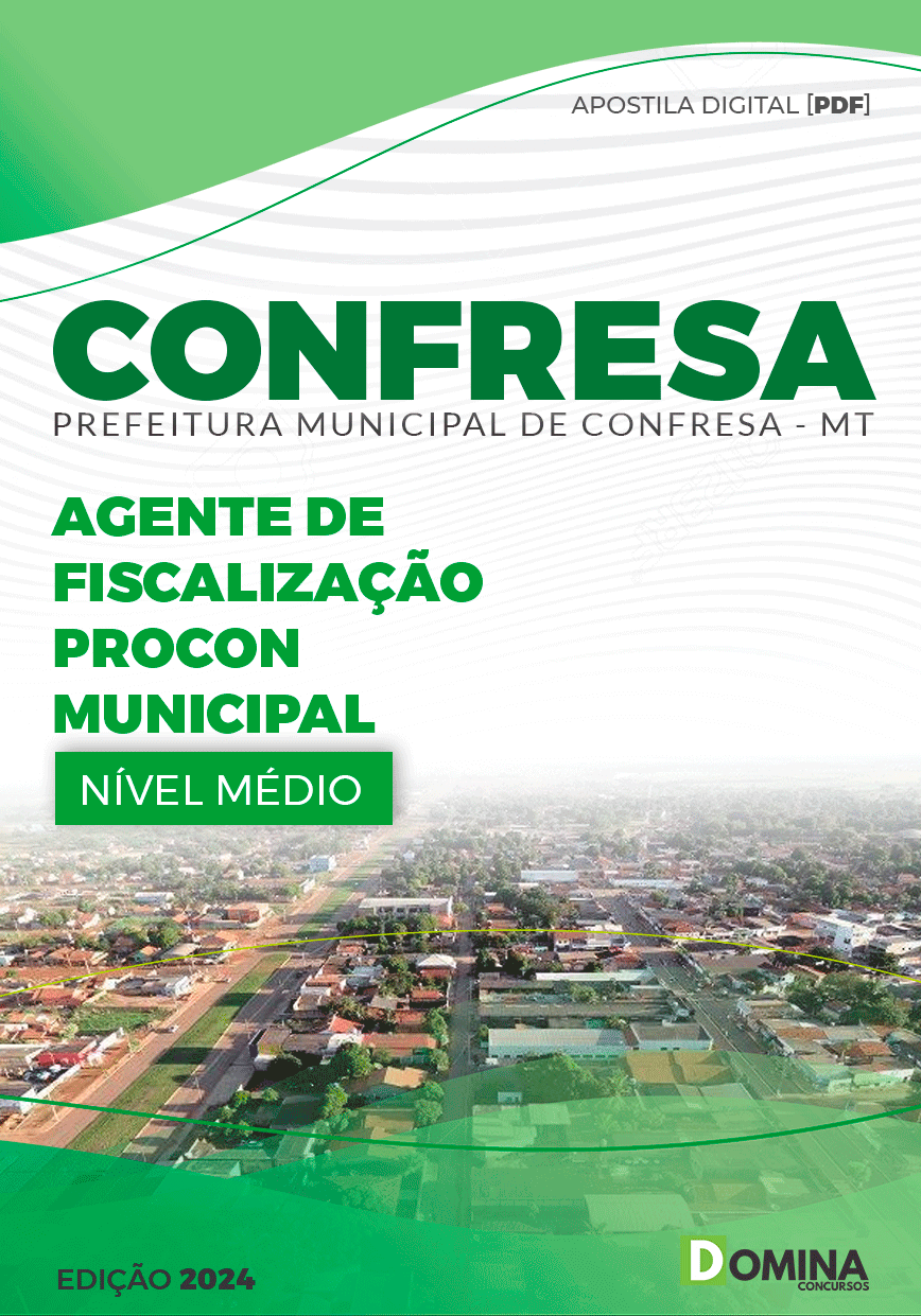 Pref Confresa MT 2024 Agente Fiscalização PROCON Municipal