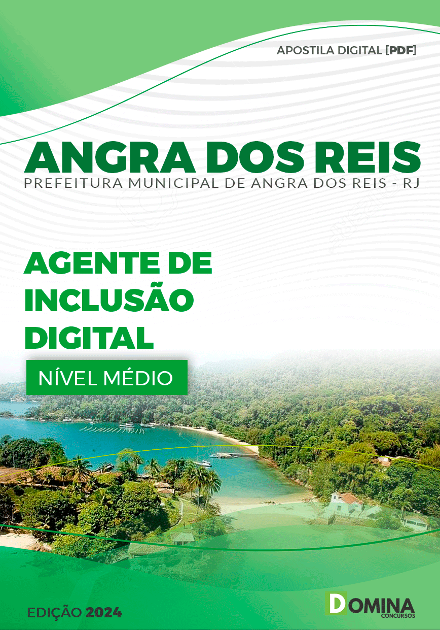 Apostila Pref Angra dos Reis RJ 20024 Agente Inclusão Digital