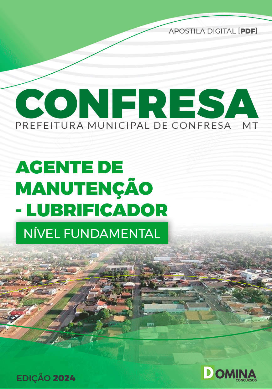 Pref Confresa MT 2024 Agente de Manutenção Lubrificador