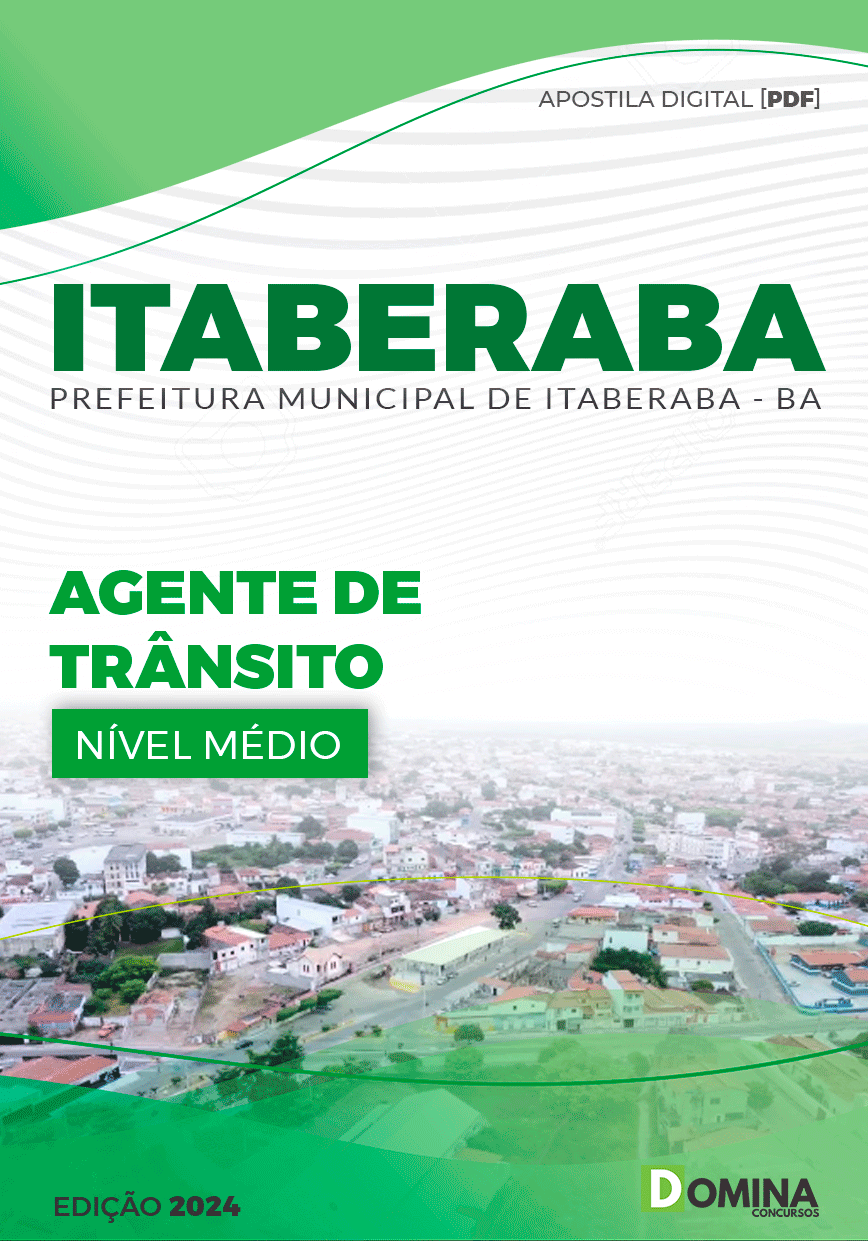 Apostila Pref Itaberaba BA 2024 Agente de Trânsito