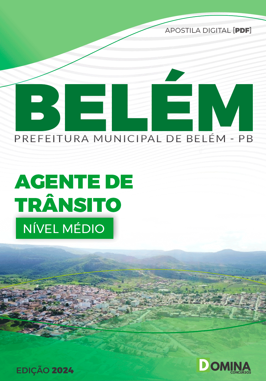 Apostila Pref Belém PB 2024 Agente de Trânsito