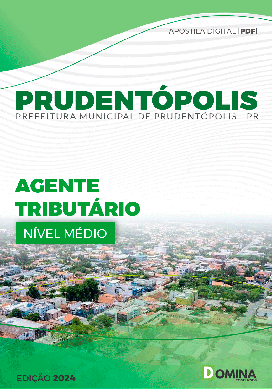 Apostila Pref Prudentópolis PR 2024 Agente Trânsito