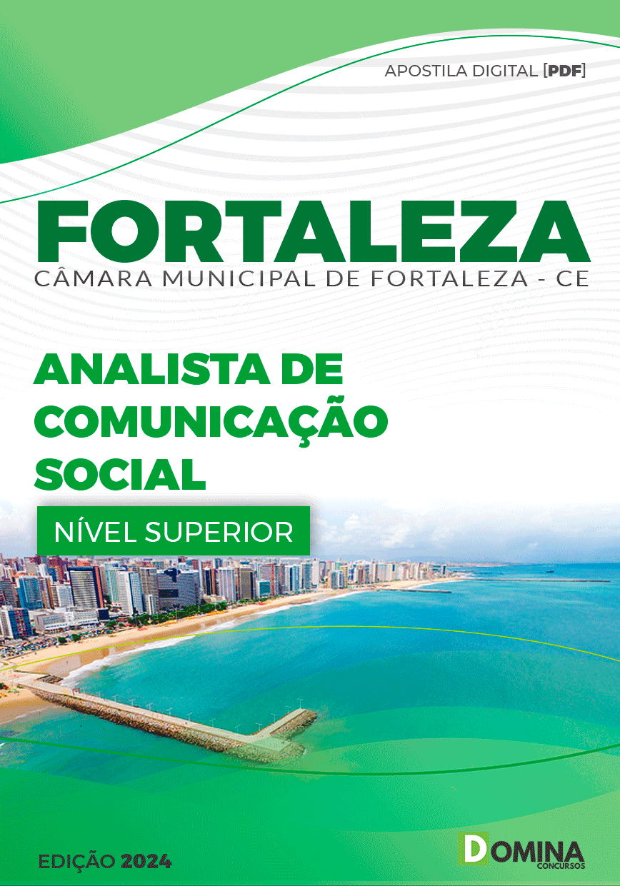 Câmara Fortaleza CE 2024 Analista de Comunicação Social