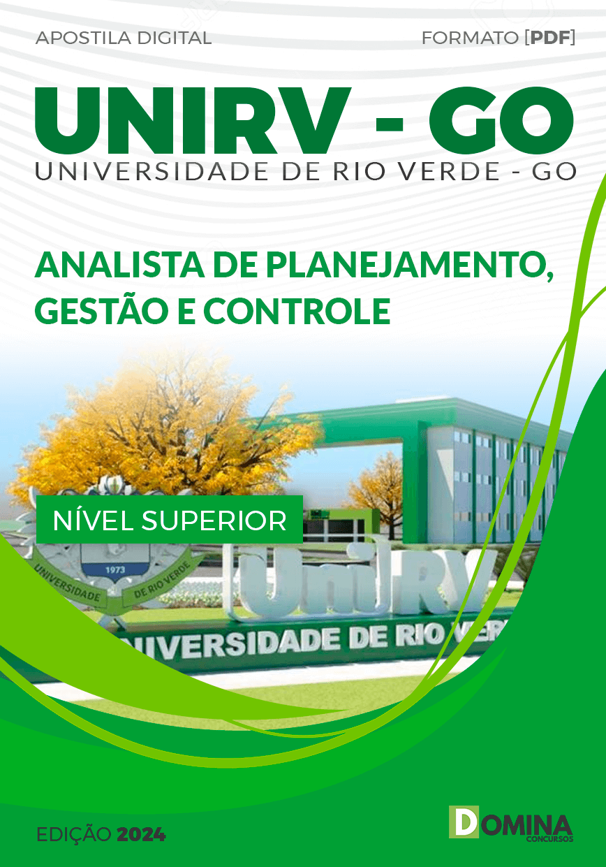 UniRV GO 2024 Analista de Planejamento Gestão e Controle